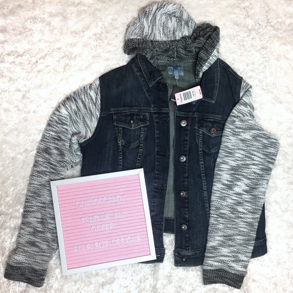 Torrid Denim French Terry Jacket